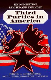 Cover of: Third parties in America by Steven J. Rosenstone