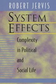 Cover of: System effects: complexity in political and social life