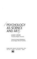 Cover of: Psychology as science and art.