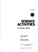 Science activities for elementary children by Leslie Weldemar Nelson, George C. Lorbeer, Leslie W. Nelson