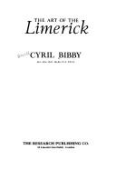 The art of the limerick by Cyril Bibby