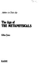 Cover of: The age of the Metaphysicals