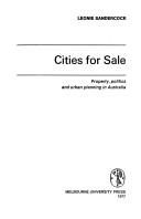 Cover of: Cities for sale by Leonie Sandercock