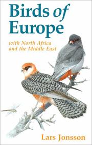 Cover of: Birds of Europe with North Africa and the Middle East by Lars Jonsson