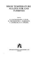 Cover of: High temperature alloys for gas turbines