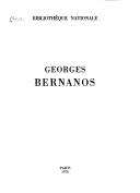 Cover of: Georges Bernanos by Bibliothèque nationale de France.
