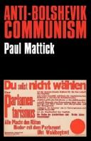 Cover of: Anti-bolshevik communism