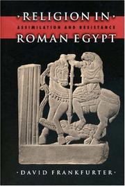 Cover of: Religion in Roman Egypt by Frankfurter, David