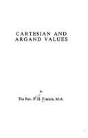 Cover of: Cartesian and Argand values