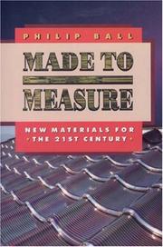 Cover of: Made to measure by Philip Ball