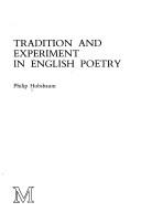 Cover of: Tradition and experiment in English poetry