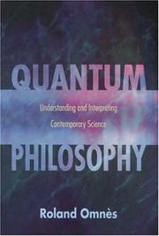 Cover of: Quantum philosophy by Roland Omnès