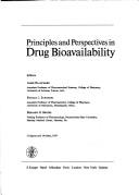 Cover of: Principles and perspectives in drug bioavailability