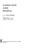 Cover of: Language and people.