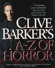 Clive Barker's A-Z Horror by Stephen Jones