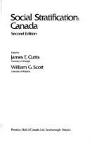 Cover of: Social stratification, Canada by James E. Curtis