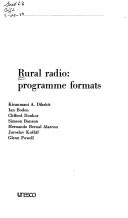 Cover of: Rural radio: programme formats