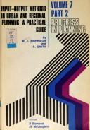 Cover of: Input-output methods in urban and regional planning | W. I. Morrison