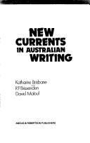 Cover of: New currents in Australian writing