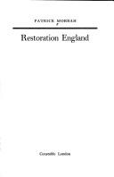 Cover of: Restoration England