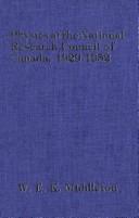 Cover of: Physics at the National Research Council of Canada, 1929-1952 by W. E. Knowles Middleton