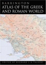 Cover of: Barrington Atlas of the Greek and Roman World by Richard J.A. Talbert