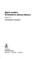 Cover of: Black leaders in southern African history