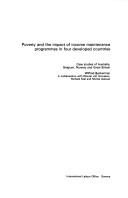 Cover of: Poverty and the impact of income maintenance programmes in four developed countries: case studies of Australia, Belgium, Norway, and Great Britain