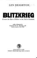 Cover of: Blitzkrieg, from the rise of Hitler to the fall of Dunkirk