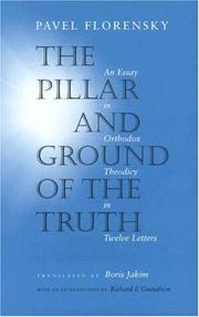Cover of: The pillar and ground of the truth by P. A. Florenskiĭ