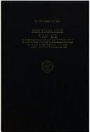 Cover of: Bibliografie van de stedengeschiedenis van Nederland by G. van Herwijnen, G. van Herwijnen