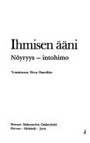 Cover of: Ihmisen ääni by Waltari, Mika