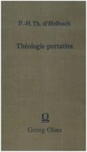 Théologie portative by Paul Henri Thiry baron d'Holbach