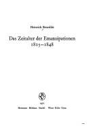 Cover of: Das Zeitalter der Emanzipationen, 1815-1848