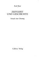 Cover of: Zeitgeist und Geschichte: Versuch e. Deutung