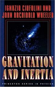 Cover of: Gravitation and inertia