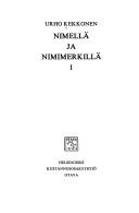 Cover of: Nimellä ja nimimerkillä by Urho Kekkonen