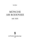 Cover of: Mönche am Bodensee: 610-1525
