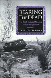 Cover of: Bearing the dead by Esther H. Schor