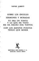 Sobre los ángeles. Sermones y moradas. Yo era un tonto y lo que he visto me ha hecho dos tontos. C…