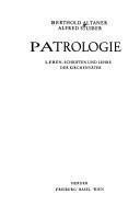 Patrologie by Berthold Altaner