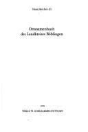 Ortsnamenbuch des Landkreises Böblingen by Hans Jänichen