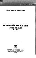 Cover of: Invención de la luz