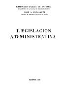 Cover of: Legislación administrativa básica