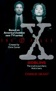 Cover of: The X-Files: Goblins