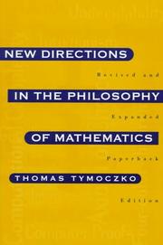 Cover of: New Directions in the Philosophy of Mathematics