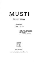 Cover of: Musti by Eino Leino