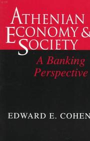 Cover of: Athenian economy and society: a banking perspective
