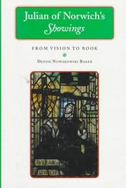 Cover of: Julian of Norwich's Showings: from vision to book