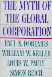 Cover of: The myth of the global corporation